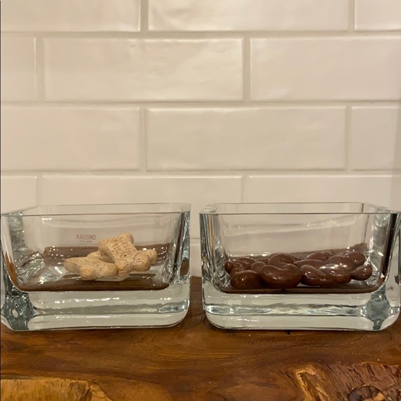 Crate&Barrel Other - Crate & Barrel High Quality Barday Glass Bowl Set